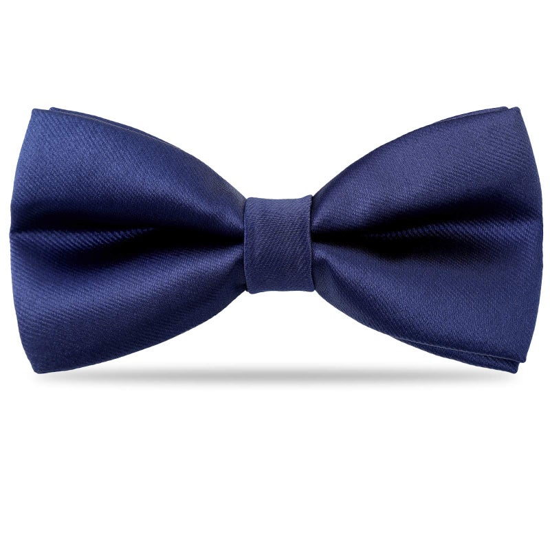 Kajeer Kids Boys Silk Bow Ties - Adjustable Bowtie for Baby Toddler Giftsï¼ˆNavy Blueï¼‰ - Image 1